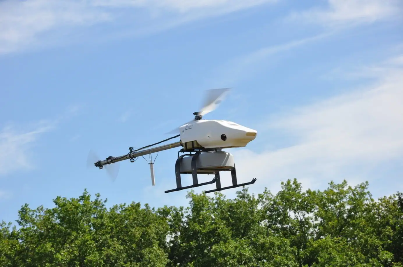 Image représentant le drone Dragon en vol